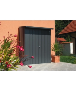 Biohort - set di porte woodstock 150 grigio scuro metallizzato